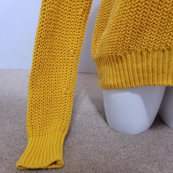 Forenza Victoria's Secret PINK sweater Small open knit crochet pullover v-neck - Picture 8 of 13